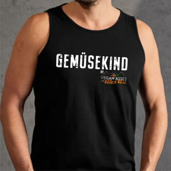 Gemuesekind_Logo_Herren_TankTop_schwarz