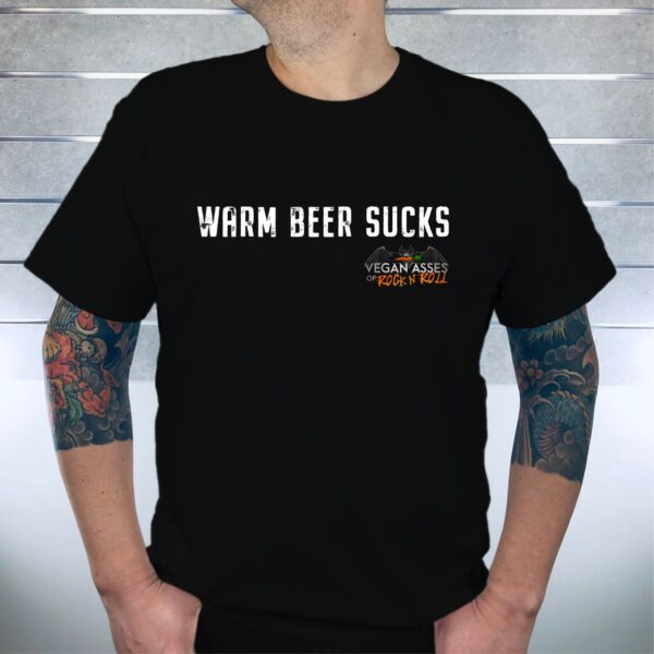 Herren T-Shirt - "WARM BEER SUCKS"
