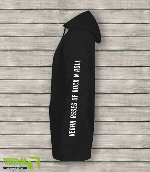 Vegan Asses of Rock'n Roll Hoody Jacket - mit verschiedenen Sprüchen (Unisex) – Bild 4