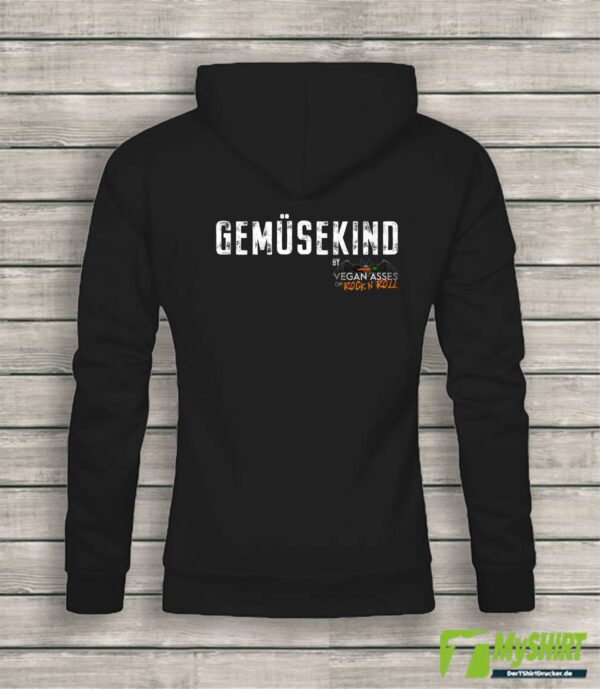 Vegan Asses of Rock'n Roll Hoody Jacket - mit verschiedenen Sprüchen (Unisex) – Bild 6
