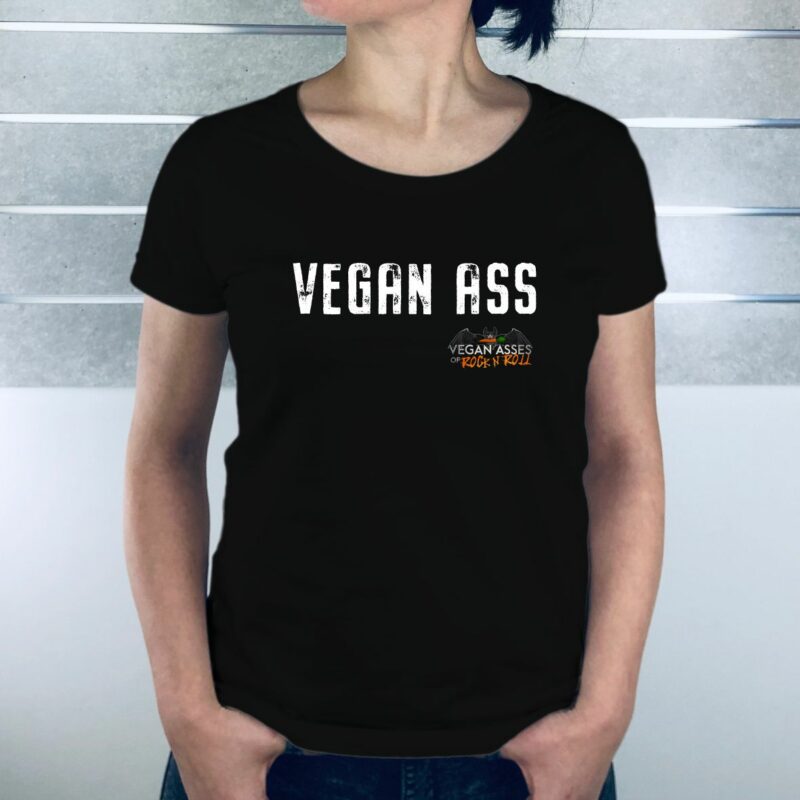 Vegan Ass Damen T Shirt Mockup