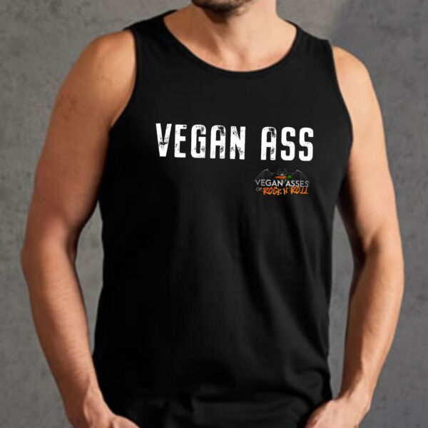 Herren Athletic Shirt - "VEGAN ASS"