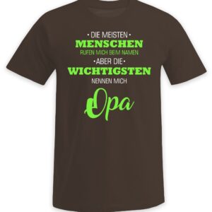 Die Meisten Menschen rufen mich beim Namen, aber die wichtigsten nennen mich Opa
