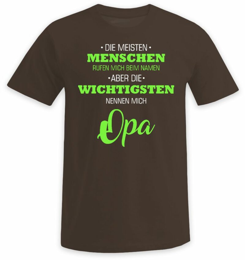 Die Meisten Menschen rufen mich beim Namen, aber die wichtigsten nennen mich Opa