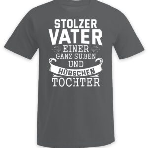 Stolzer Vater einer ganz süßen und hübschen Tochter