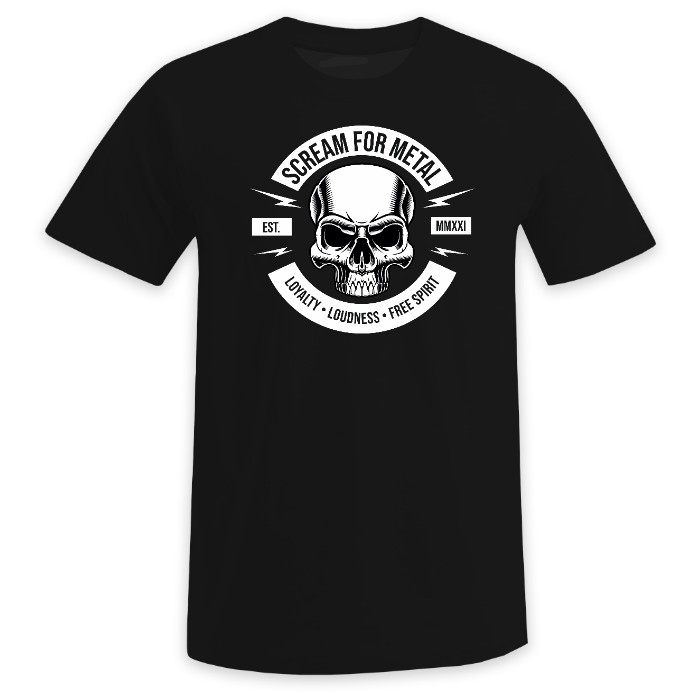 MyShirt: T-Shirt Druck, T-Shirts und weitere Textilien bedrucken & designen 6 Scream for Metal