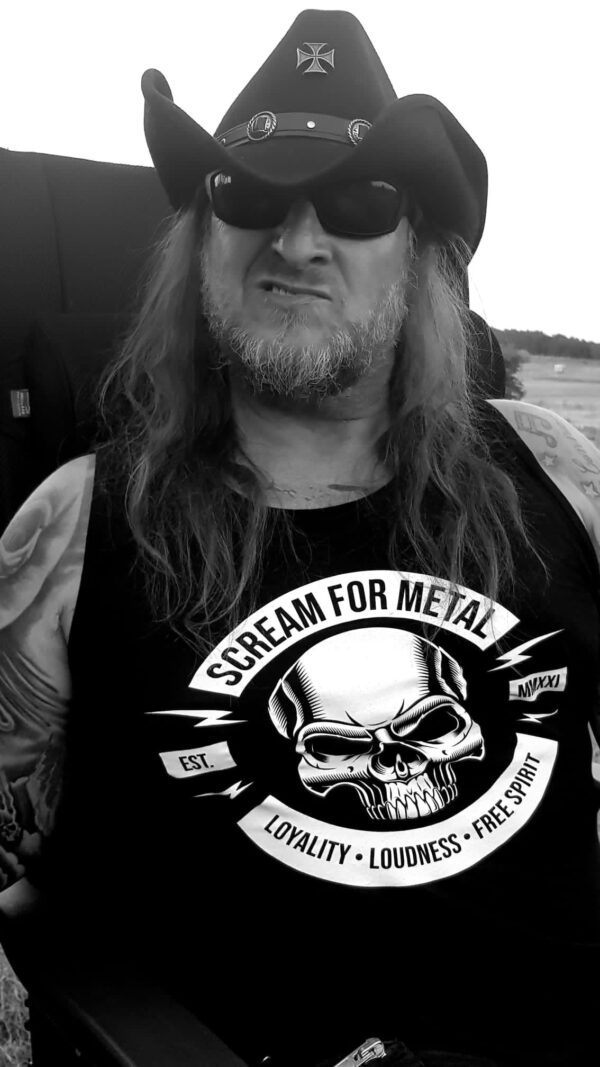 Herren Athletic Shirt - "Scream for Metal"